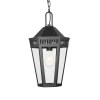 Zewnętrzna lampa wisząca Funchal P01156BK IP23 czarna