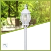 Stojąca latarnia ogrodowa Istria 48685/05 Brilliant angielska IP23 biała