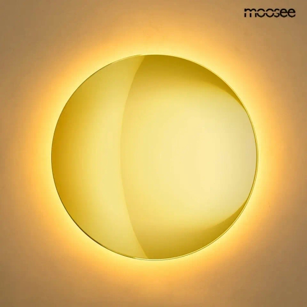 Dotykowy ścienny kinkiet SHADOW SUN złoty MSE1501100500 1xLED 8W 3000K okrągły