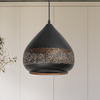 LAMPA wisząca KAIA 2278 Rabalux ażurowa OPRAWA orientalny zwis czarny złoty