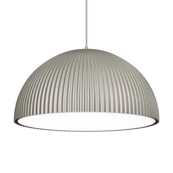 Jadalniana lampa zwisowa Gandra 5026+5055 Shilo kopuła nad stół srebrna