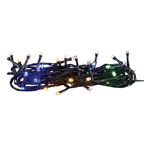 Świąteczne lampki choinkowe 7m 40 LED 1,2W multikolor