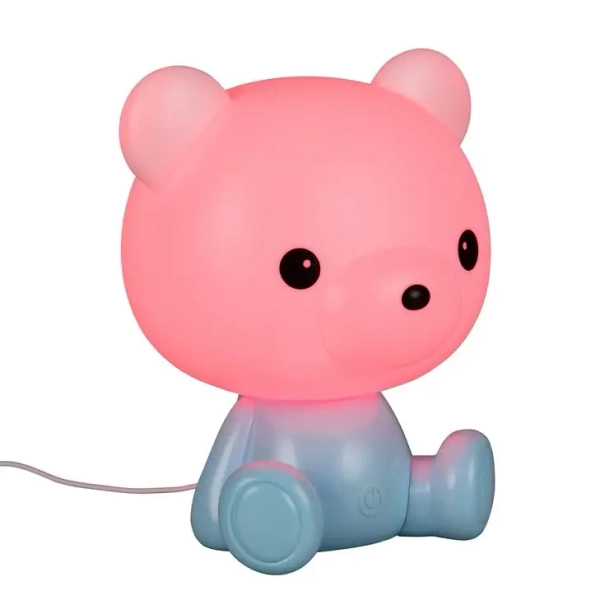 Nocna lampka dziecięca CUTIE R57991112 LED 0,3W 3000K miś niebieski