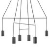 LAMPA wisząca IMBRIA 9677 Nowodvorski OPRAWA zwis kable  pająk  czarny