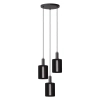 Potrójna lampa zwisowa Lambres 45410/13/30 Lucide metalowa czarna
