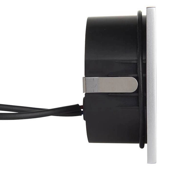 Ramka do lampy schodowej Albus 99764 kwadratowa srebrna