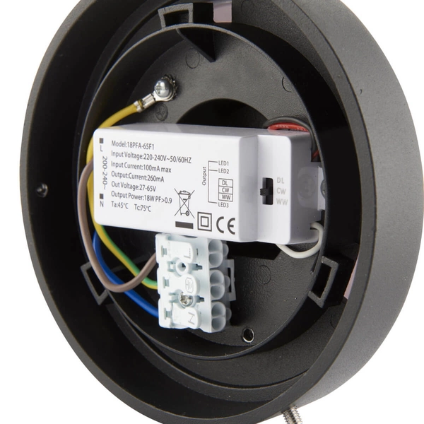 Słupek ogrodowy Dax 92310 Saxby LED 20W 3000-6000K IP65 czarny