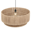 Lampa wisząca do salonu SMILLA 366890136 boho beżowa czarna