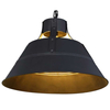 Industrialna LAMPA wisząca GÜNTHER 15366S Globo retro OPRAWA metalowy ZWIS loftowy czarny