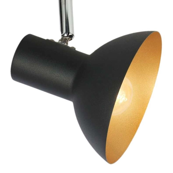 LAMPA sufitowa DISO 92-63427 Candellux metalowa OPRAWA listwa SPOT industrialne reflektorki czarne złote