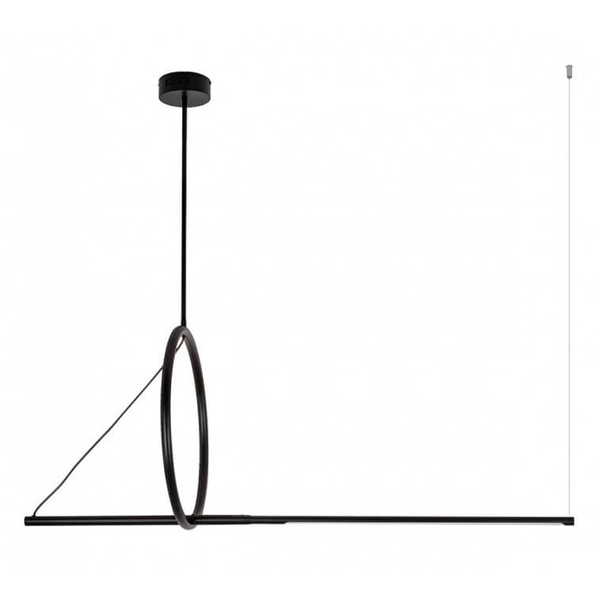 Lampa wisząca Stick MSE1501100534 geometryczna LED 12W czarna