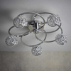 Kryształowa lampa sufitowa Talia 76595 Endon metal szkło transparentny chrom