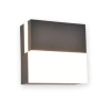 Antracytowa lampa ścienna DOMINO 5116202118 LED 17W 3000K IP65