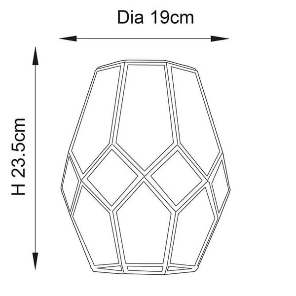 Szklana lampa wisząca Ripley 73296 retro mosiądz przezroczysta