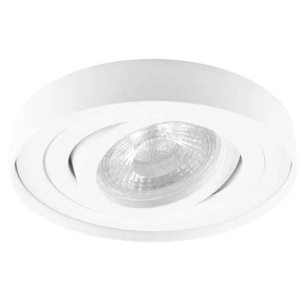 Regulowana lampa wpuszczana CGOPPODGU10 podtynkowa biała