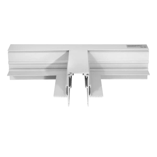 Łącznik-T do szyn magnetycznych 1233 metalowy biały