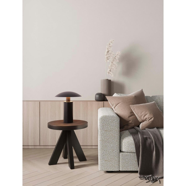 Nocna lampka do sypialni TEJERIAS LE44959 LED 5W 3000K grzybek czarna