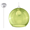 Szklana kopuła wisząca SL.0254 zielona lampa do jadalni