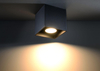 Downlight LAMPA sufitowa SL.0022 metalowa OPRAWA kostka cube czarna