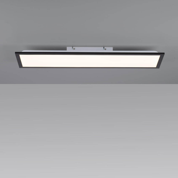 Sypialniana lampa sufitowa Flat LED 14W 3000K prostokąt czarny