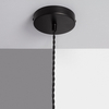 Szklana lampa wisząca Arteo ABR-LWA-E27 Abruzzo mosiądz przezroczysty