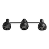 Regulowana LAMPA sufitowa REUS LP-8069/3WS BK Light Prestige metalowa OPRAWA geometryczny spot czarny