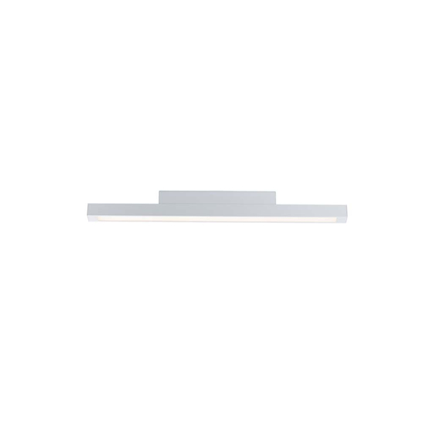 LAMPA sufitowa OTARU 7768 Shilo prostokątna OPRAWA natynkowa LISTWA do łazienki LED 19,2W 3000K IP44 biała