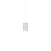 Wisząca lampa glamour SOPH LE-52018 złota LED 6W 3000K tuba do sypialni