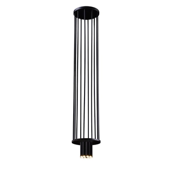 Sufitowa lampa loftowa IHI 9006 Dohar metalowa tuba czarna