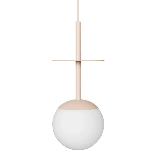 Wisząca okrągła lampa do jadalni  PLAAT A PLA11010P0 beżowa