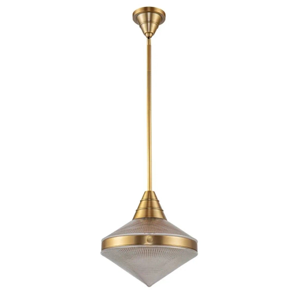 Wisząca lampa vintage Willard QN-WILLARD-P-VBS-PG mosiądz