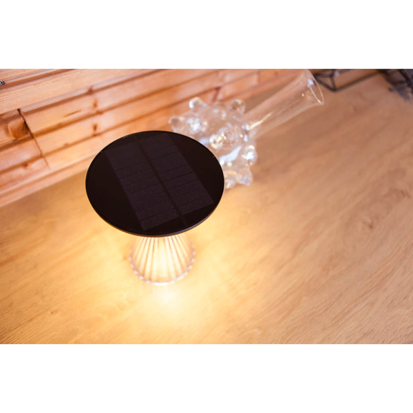 Stołowa lampka na taras MIYI 6916301330 LED 2,6W 3000K diament IP54 czarna