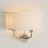 Lampa ścienna z abażurem hampton ecru nikiel Nixon OUTLET