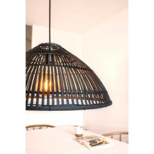 Bambusowa lampa wisząca Capello 108674 Markslojd kuchenna czarna