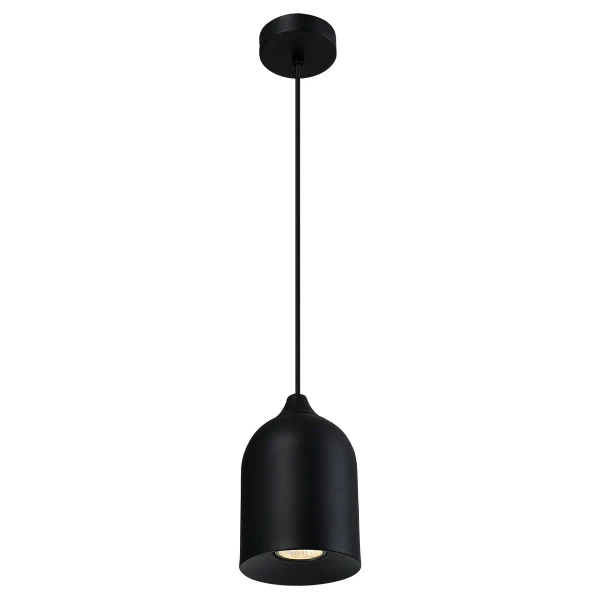 Industrialna lampa wisząca Nilo LP-0110/1P BK do salonu czarny