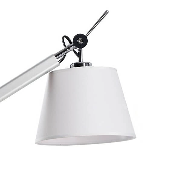 Lampka biurkowa Zyta AZ2307+AZ2599 Azzardo wysięgnik regulowany chrom biały