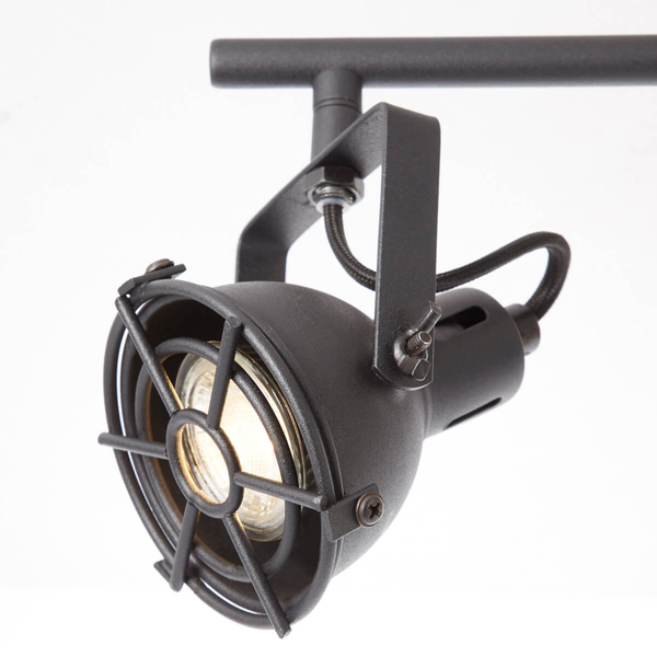Regulowana lampa sufitowa Jesper G54332/86  loftowa czarna