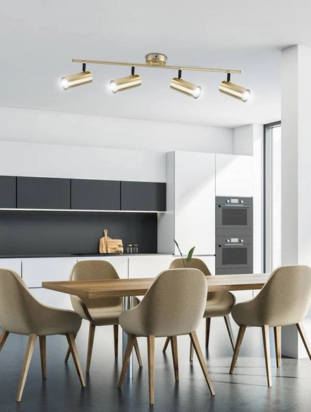 Nowoczesna lampa sufitowa Colly 94-01740 Candellux z regulacją złota