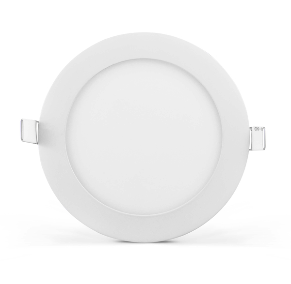 Wpust LAMPA sufitowa MARS 303486 Polux podtynkowa OPRAWA metalowa LED 12W 3000K okrągła do zabudowy biała