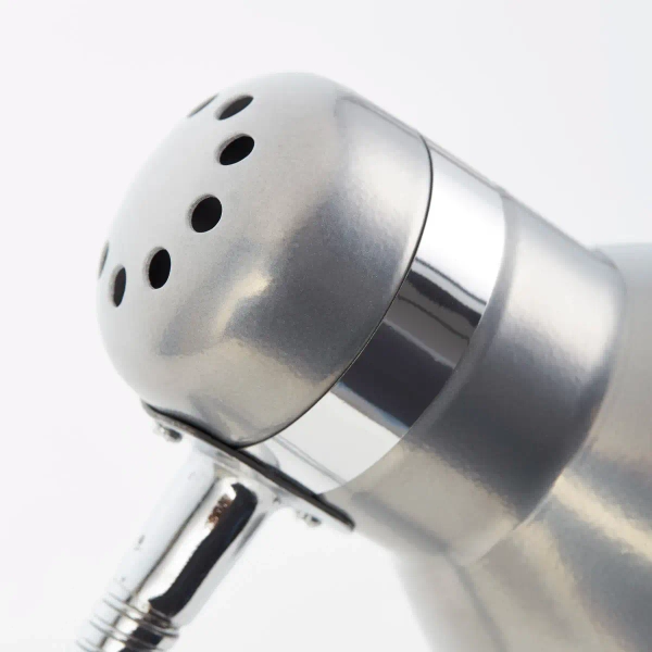 Biurkowa lampka z regulacją Allison 99063/58 na peszlu srebrny