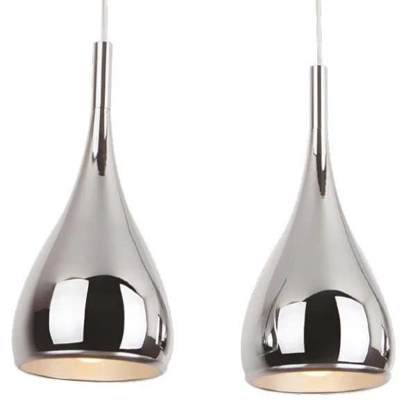 LAMPA wisząca VIGO III P0228 Maxlight metalowa OPRAWA zwis LISTWA sufitowa krople łezki chrom