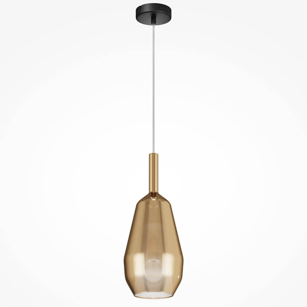 Salonowa lampa zwieszana Duality MOD271PL-01B7 Maytoni czarny złoty