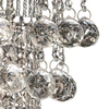 Kinkiet LAMPA ścienna VEN K-B 0108/2 kryształowa OPRAWA glamour crystal przezroczysta