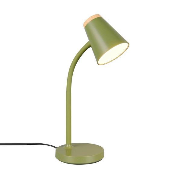 Lampka biurkowa do czytania PONGO R55831115 LED 4,5W 3000K zielony