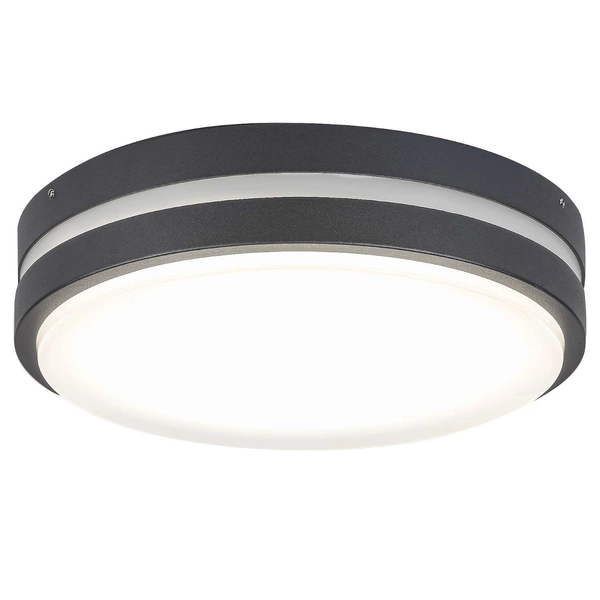 Plafon do ogrodu Hamburg 8848 Rabalux LED 12 W 4000K IP44 antracyt