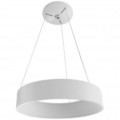 LAMPA wisząca MATTIA 3936-832RP-WH-3 Italux okrągła OPRAWA metalowy zwis LED 32W 3000K pierścień ring biały