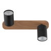 Podwójny reflektor sufitowy Top Wood 3291 TK Lighting drewniany czarny