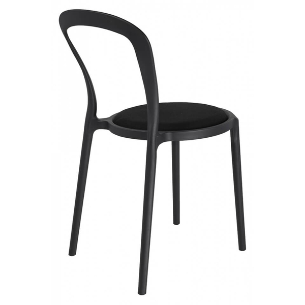 Krzesło do jadalni Slim PP-134A.BLACK do gabinetu czarne