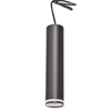 Wisząca lampa do systemu 1-fazowego Paris 321558 tuba metalowa czarna
