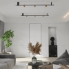 Przysufitowa lampa Slide CL0106-BS LED 17W 3000K tuby czarny mosiądz